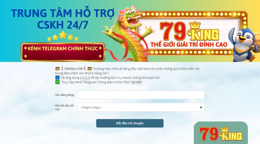 Lấy lại mật khẩu 79KING nhanh, hiệu quả với 5 bước cơ bản